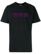Sss Word Corp Skater Teesss T-shirt - Black