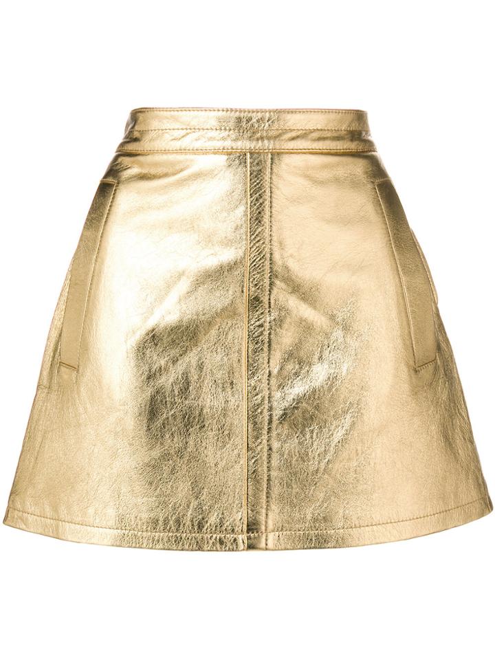 Philosophy Di Lorenzo Serafini A-line Short Skirt - Metallic