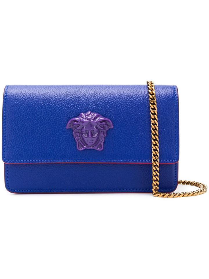 Versace Medusa Cross Body Bag - Blue