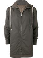 Rick Owens Drkshdw Zipped Up Wind Breaker - Grey