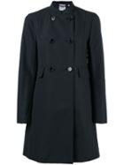 Aspesi Mimosa Double-breasted Coat, Women's, Size: Large, Black, Cotton/polyester