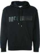 Mcq Alexander Mcqueen Logo Print Hoodie, Men's, Size: Xl, Black, Cotton
