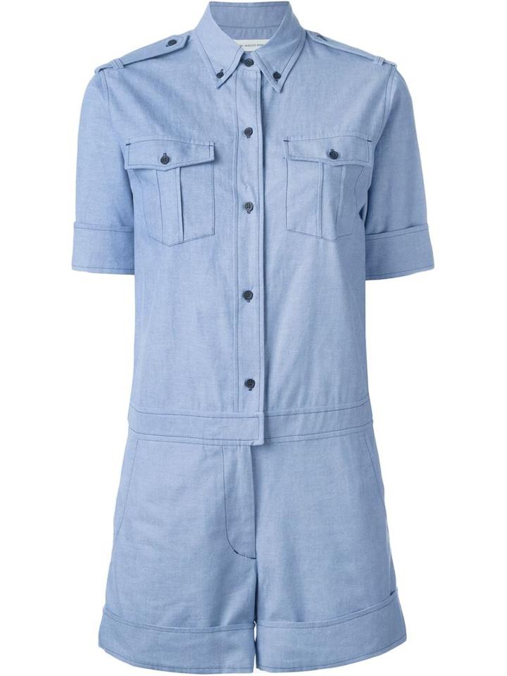Isabel Marant Étoile 'wei' Playsuit, Women's, Size: 42, Blue, Cotton