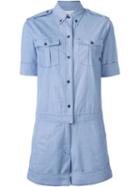 Isabel Marant Étoile 'wei' Playsuit, Women's, Size: 42, Blue, Cotton