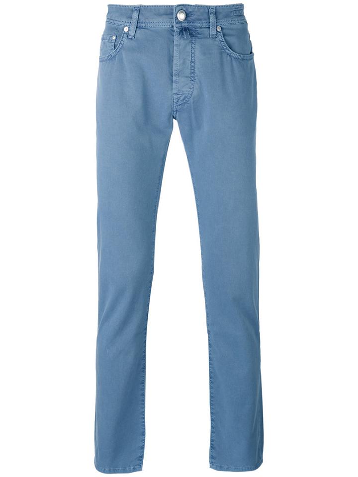 Jacob Cohen - Regular Jeans - Men - Cotton/spandex/elastane - 34, Blue, Cotton/spandex/elastane