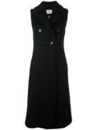 Dorothee Schumacher Sleeveless Coat, Women's, Size: 2, Black, Mohair/virgin Wool/viscose