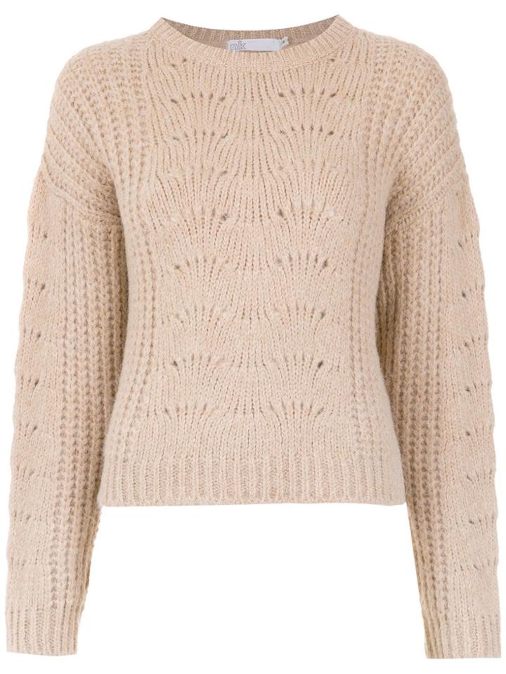 Nk Knitted Jumper - Brown