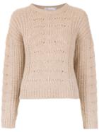 Nk Knitted Jumper - Brown