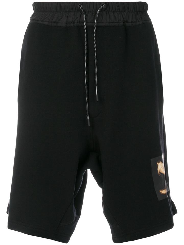 Marcelo Burlon County Of Milan Snake Track Shorts - Black