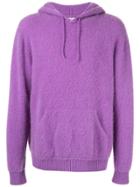 Coohem Knitted Pullover Hoodie - Purple