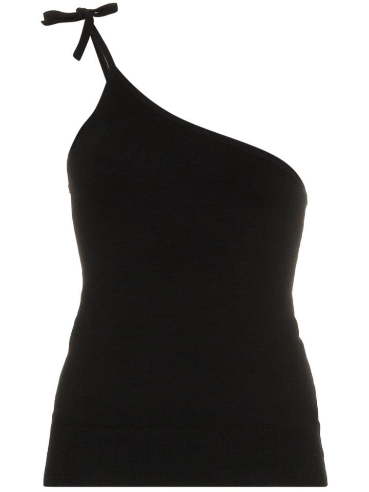 Joostricot One Shoulder Strap Top - Black