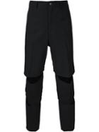 Comme Des Garçons Homme Plus Cut-out Cropped Trousers