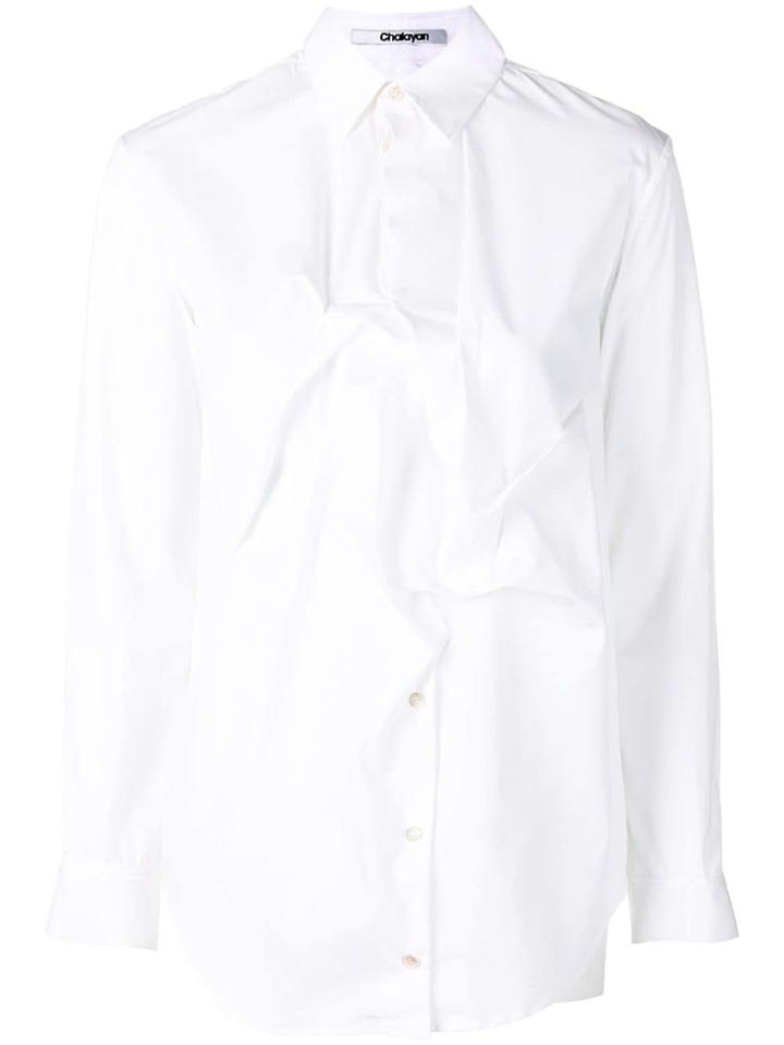 Chalayan Pinch Detail Shirt - White