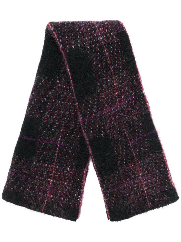 Boboutic Checked Scarf - Black