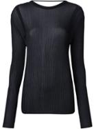 Vera Wang Ribbed Longsleeved Jumper