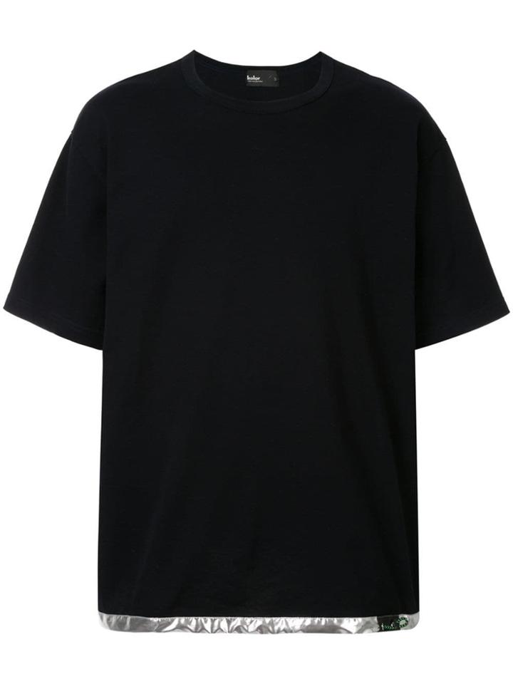 Kolor Contrast-hem T-shirt - Black