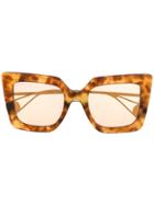 Gucci Eyewear Square-shaped Sunglasses - Brown