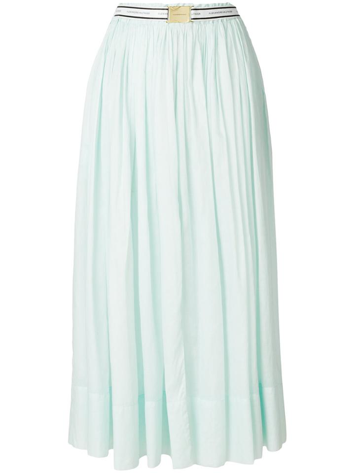 Alexandre Vauthier Flared Midi Skirt - Green