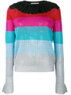 Marco De Vincenzo Textured Stripe Sweater - Multicolour
