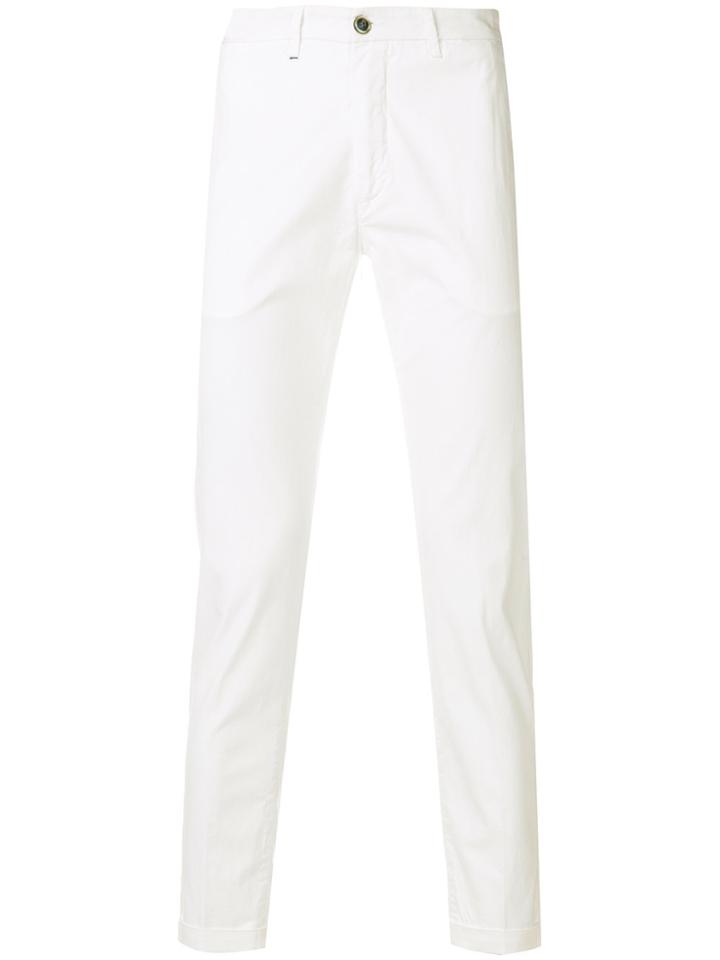 Re-hash Slim-fit Trousers - White