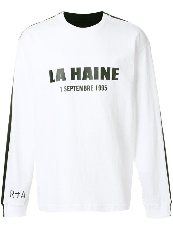 Rta La Haine Sweatshirt - White