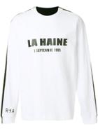 Rta La Haine Sweatshirt - White