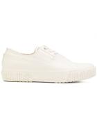 Both Lace Up Trainers - White