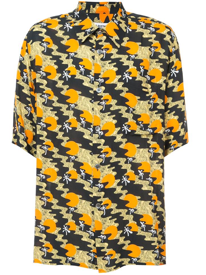Très Bien Tourist Printed Shirt - Yellow & Orange