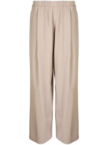 Melitta Baumeister High Rise Wide Leg Trousers - Brown