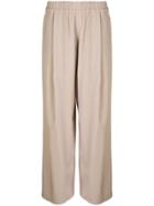 Melitta Baumeister High Rise Wide Leg Trousers - Brown