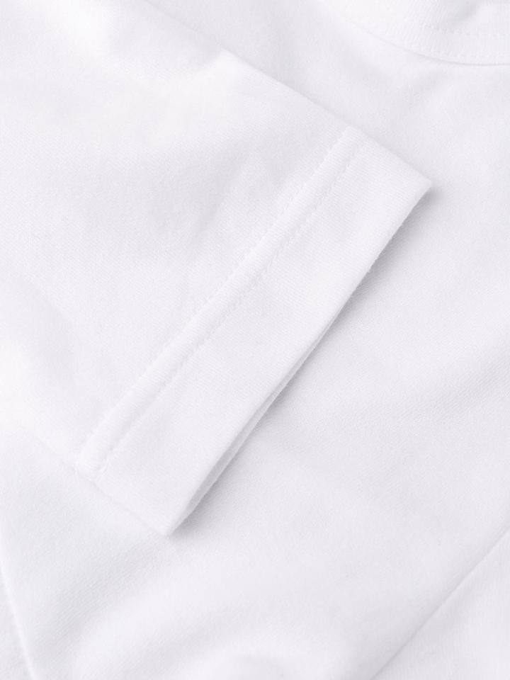 Comme Des Garçons Girl Asymmetric Frilled Jersey Top - White