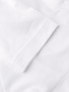 Comme Des Garçons Girl Asymmetric Frilled Jersey Top - White