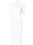 Cushnie Et Ochs Choker Midi Dress - White