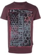 Marc Jacobs Abstract Print T-shirt, Men's, Size: Large, Pink/purple, Cotton