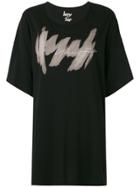 Yohji Yamamoto Logo Print T-shirt - Black