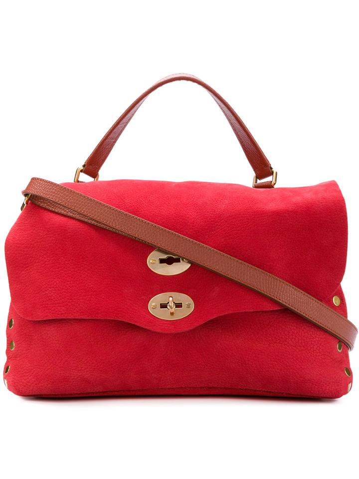 Zanellato Stud Detail Tote Bag - Red