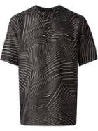 Christopher Kane Pages Print T-shirt, Men's, Size: Medium, Black, Silk