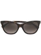Fendi Eyewear Oversized Sunglasses - Brown