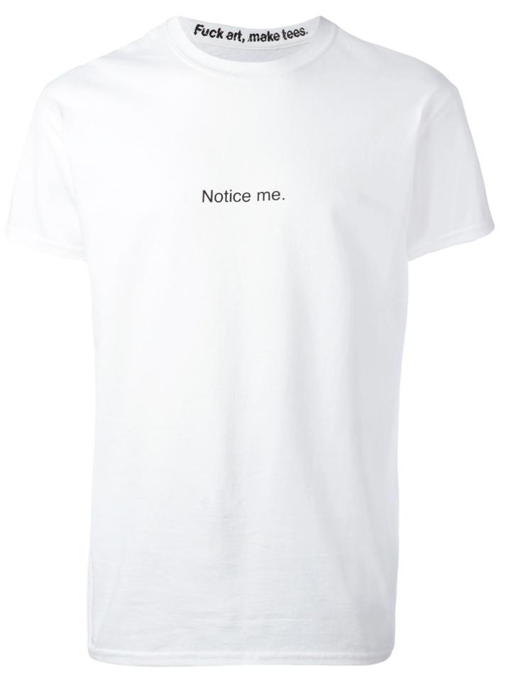 F.a.m.t. 'notice Me' T-shirt - White