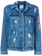 Zoe Karssen Distressed Denim Jacket - Blue