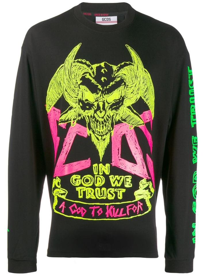 Gcds Maglia Killer Sweatshirt - Black