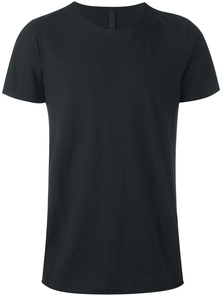 Poème Bohémien Round Neck T-shirt, Men's, Size: 46, Black, Cotton