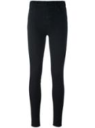 J Brand Cropped Skinny Trousers - Black