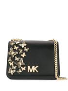 Michael Michael Kors Mott Butterfly Crossbody Bag - Black