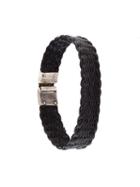 Title Of Work 15mm Single Wrap Bracelet, Adult Unisex, Black