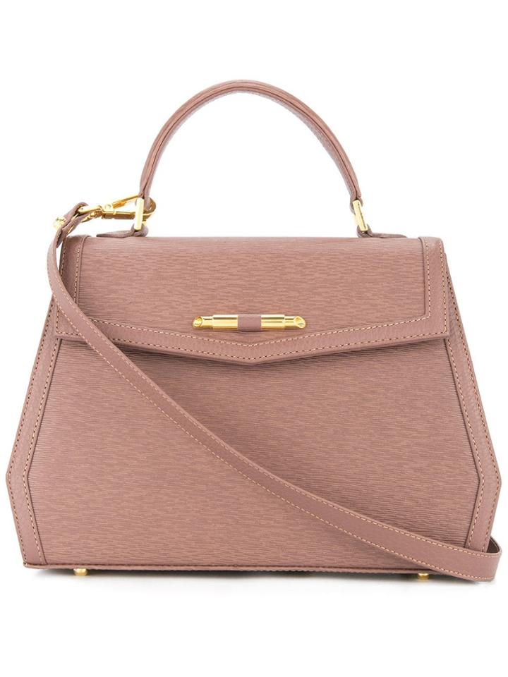 Rula Galayini Amelie Textured Satchel - Brown