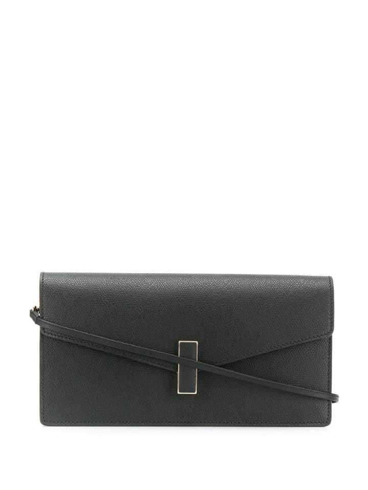 Valextra Envelope Clutch - Black