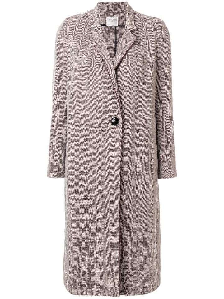 Forte Forte Patterned Coat - Red