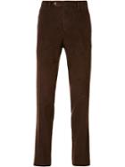 Pt01 Washed Corduroy Slim Trousers, Men's, Size: 48, Brown, Cotton