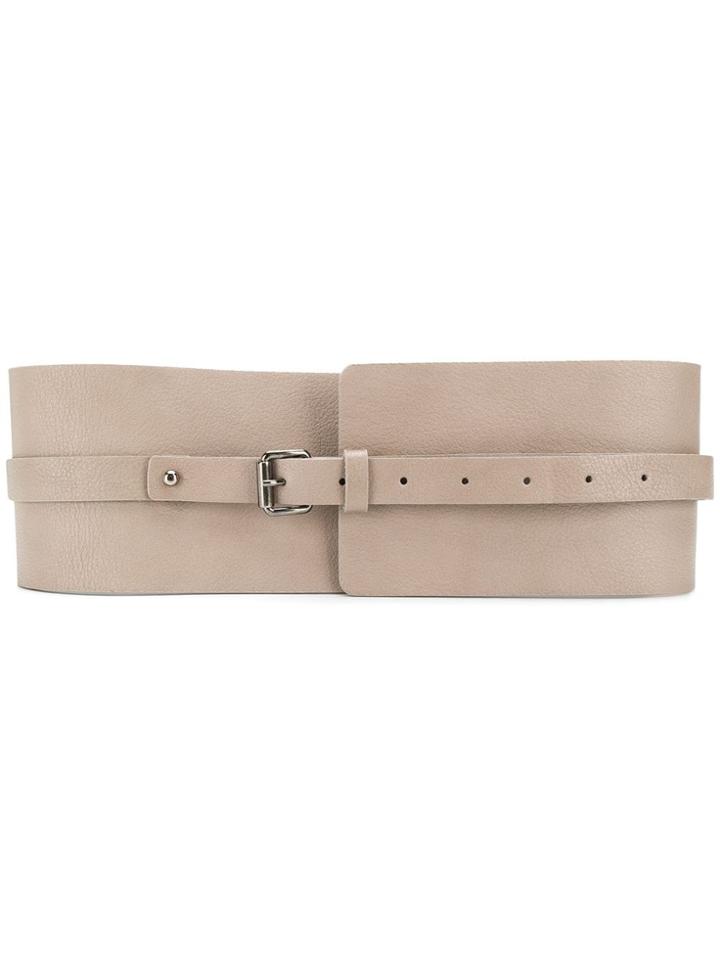 Lorena Antoniazzi Adjustable Buckle Waist Belt - Neutrals